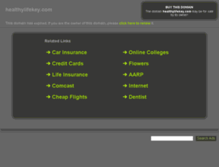 healthylifekey.com screenshot