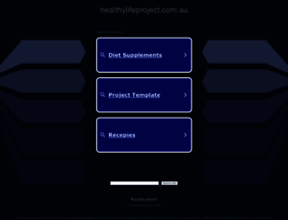 healthylifeproject.com.au screenshot