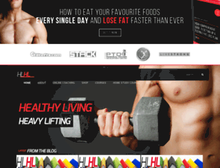 healthylivingheavylifting.com screenshot