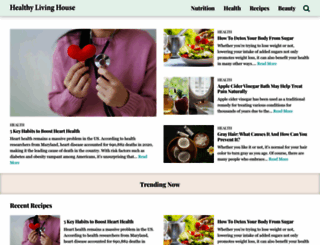 healthylivinghouse.com screenshot
