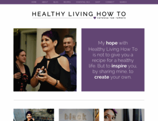 healthylivinghowto.com screenshot