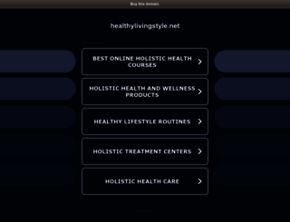 healthylivingstyle.net screenshot