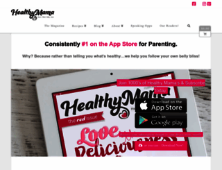 healthymamamagazine.com screenshot