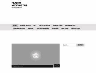 healthymedicinetips.com screenshot