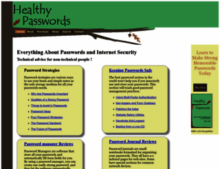 healthypasswords.com screenshot