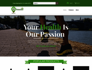 healthyplacebotanicals.com screenshot