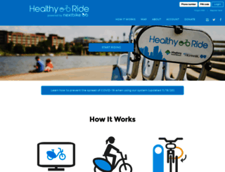 healthyridepgh.com screenshot