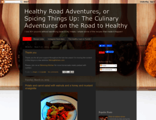 healthyroadadventures.blogspot.com screenshot