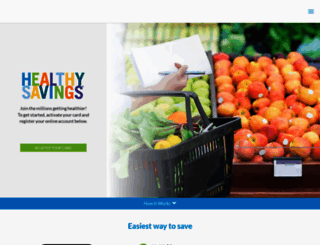 healthysavings.com screenshot