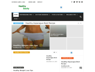 healthysocity.com screenshot