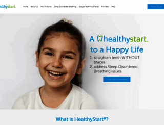 healthystartchild.com screenshot