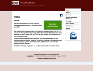 healthystepsnc.com screenshot