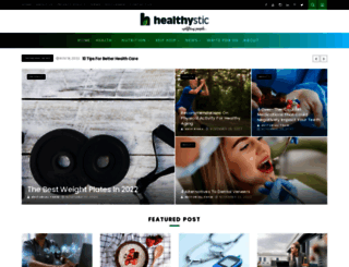 healthystic.com screenshot