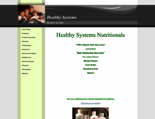 healthysystems.com screenshot