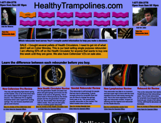 healthytrampolines.com screenshot