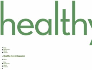 healthytravelmag.com screenshot