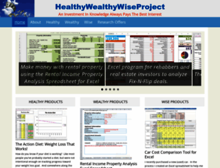 healthywealthywiseproject.com screenshot