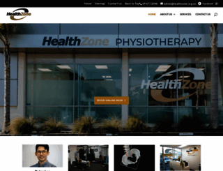 healthzone.org.nz screenshot