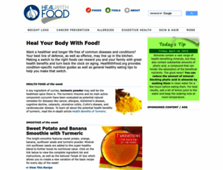 healwithfood.org screenshot