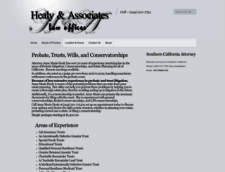 healyassociates.com screenshot