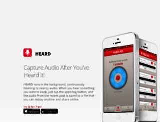 heardapp.com screenshot