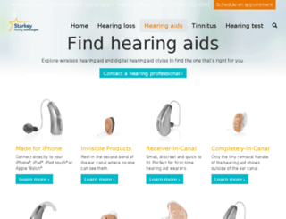 hearing-aid.com screenshot