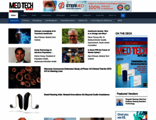 hearing-aids.medicaltechoutlook.com screenshot