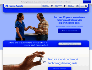hearing.com.au screenshot