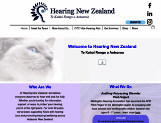 hearing.org.nz screenshot