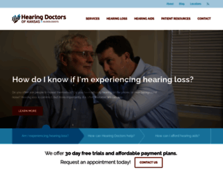 hearingdoctorsofkansas.com screenshot