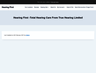 hearingfirst.co.uk screenshot