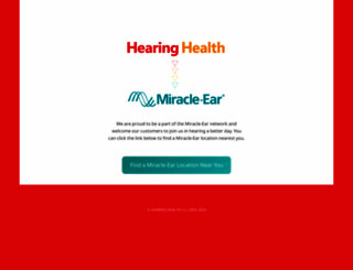 hearinghealthllc.com screenshot