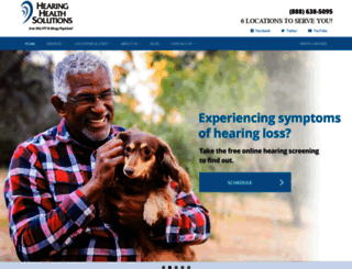 hearinghealthsolutions.com screenshot
