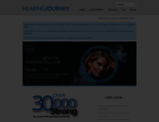hearingjourney.com screenshot