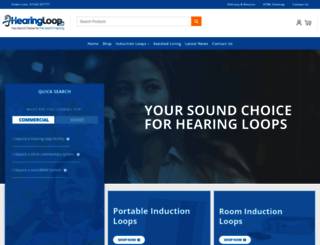 hearingloop.co.uk screenshot