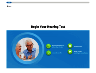 hearingtest.nanohearingaids.com screenshot