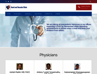 heartandvascularclinic.com screenshot