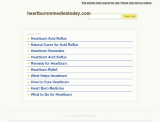 heartburnremediestoday.com screenshot