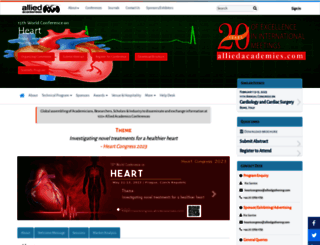 heartcongress.alliedacademies.com screenshot