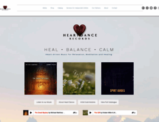 heartdancerecords.com screenshot