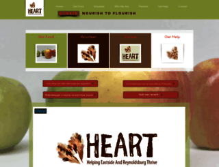 heartfoodpantry.org screenshot