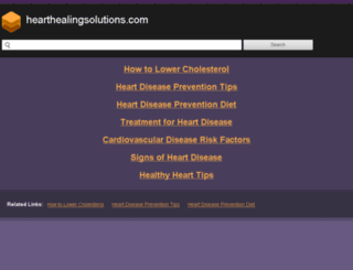 hearthealingsolutions.com screenshot