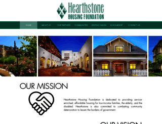 hearthstonehousing.org screenshot