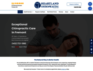 heartlandchiropracticfremont.com screenshot