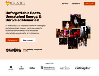 heartmusicent.com screenshot