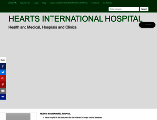 heartsinternationalhospital.enic.pk screenshot