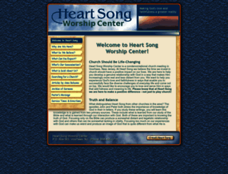 heartsongworship.org screenshot