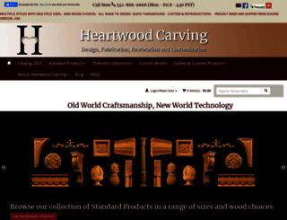 heartwoodcarving.com screenshot