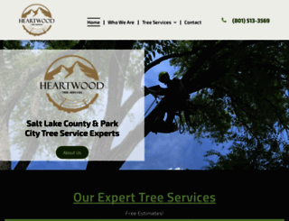 heartwoodtreeserviceut.com screenshot