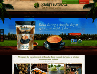 heartynaturals.com screenshot